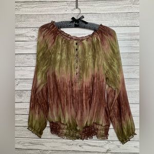 Ombré Autumn Colored Blouse